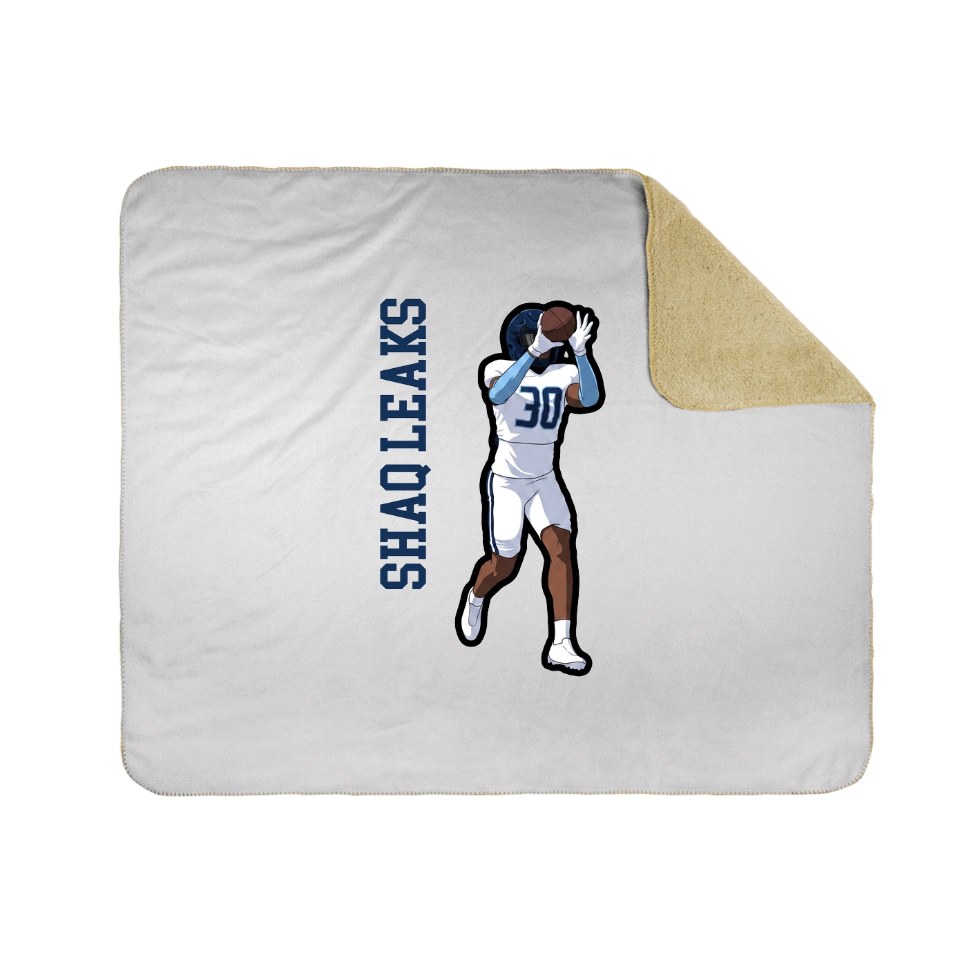 50x60 Sherpa Lined Throw Blanket