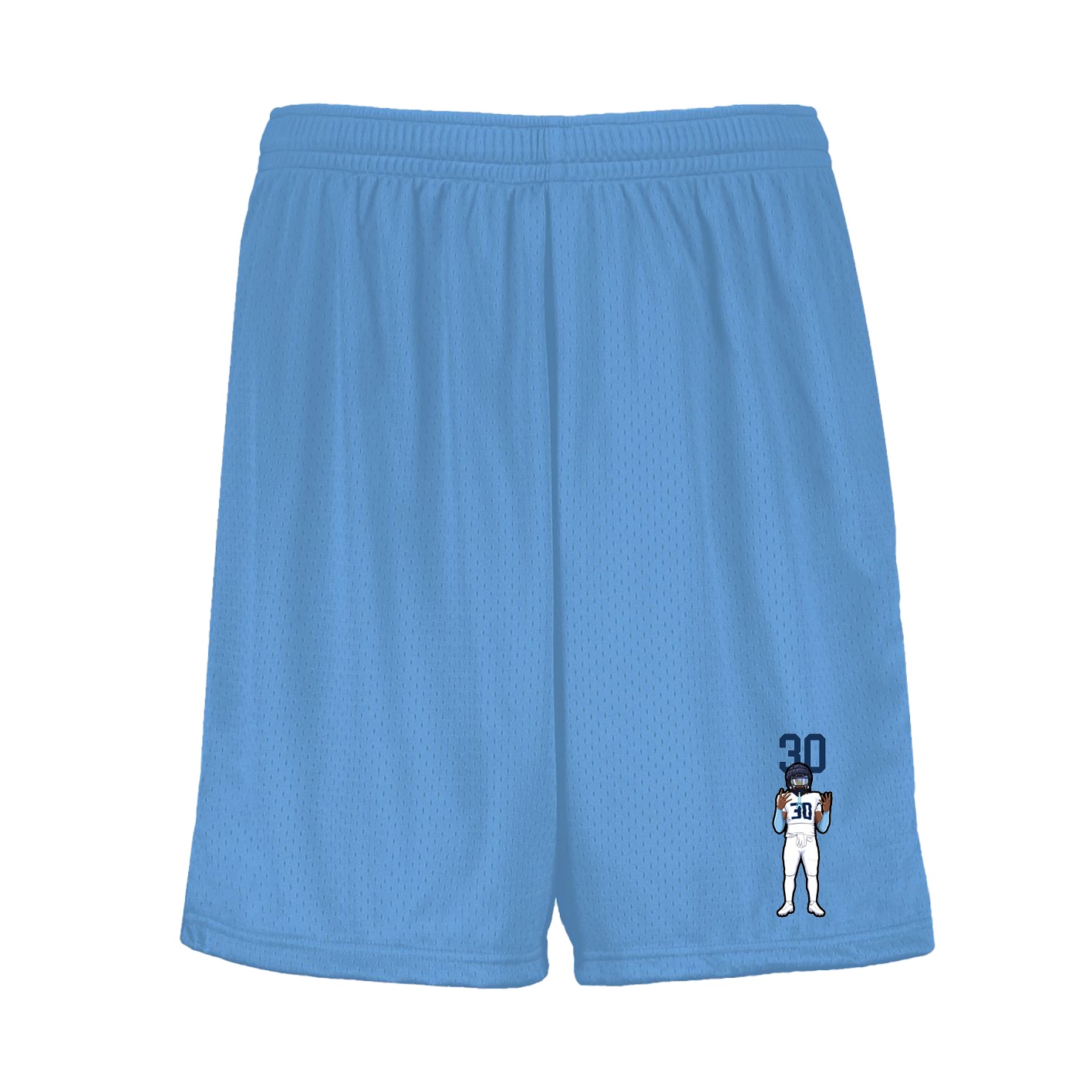 Shorts — Number Top in Light Blue
