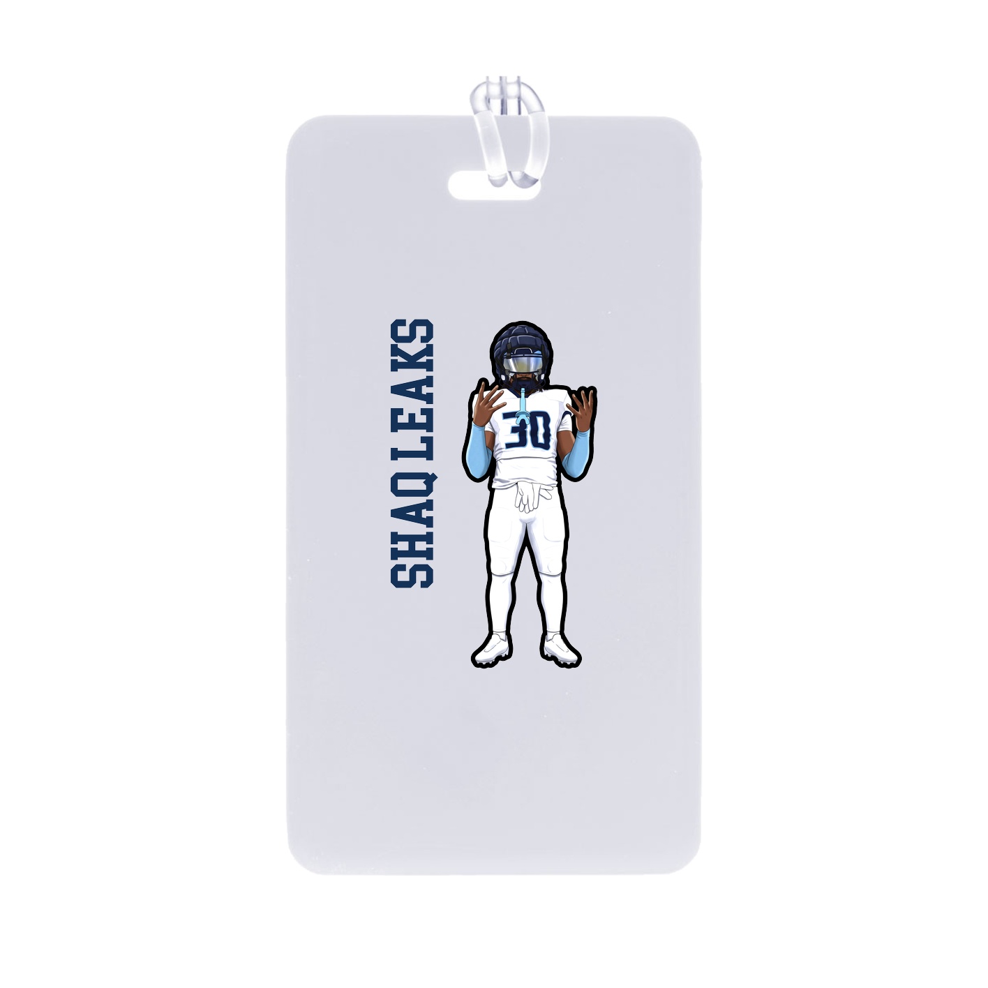 Bag Tag — Name Vertical in Classic