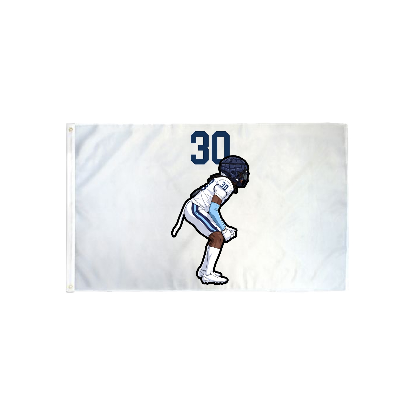 3x5 Flag — Number Top in Classic