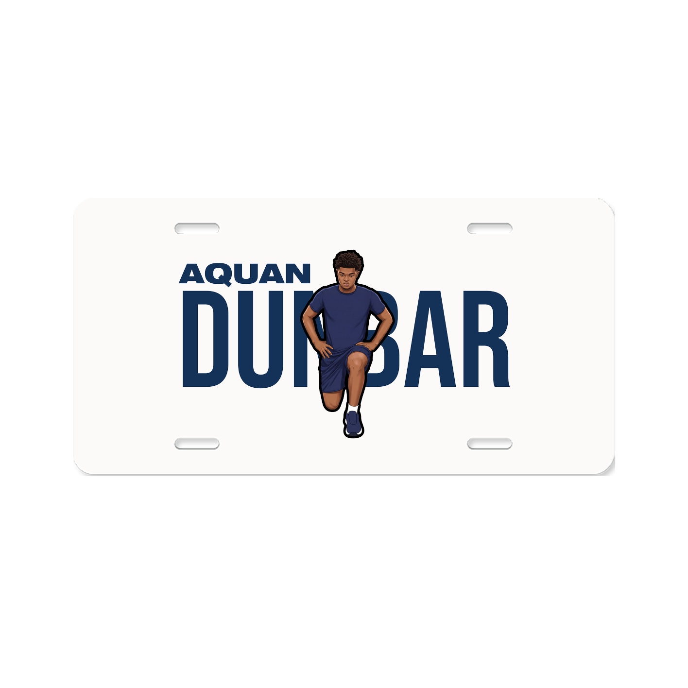 License Plate — Player Name in Classic