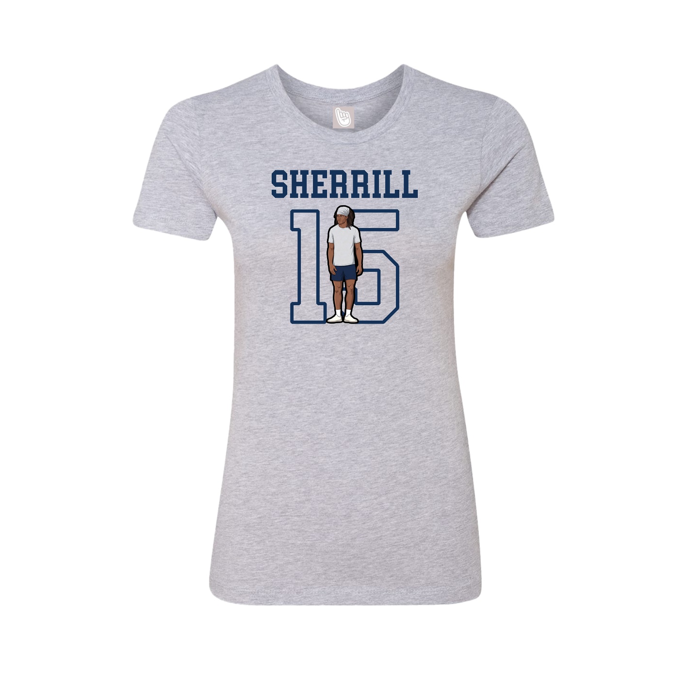 Fitted Women's Tee — Shirsey in Grey