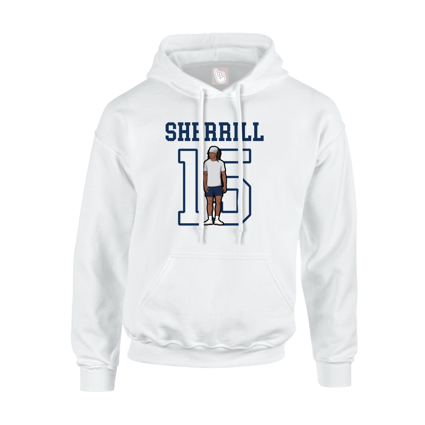 Hoodie — Shirsey in White