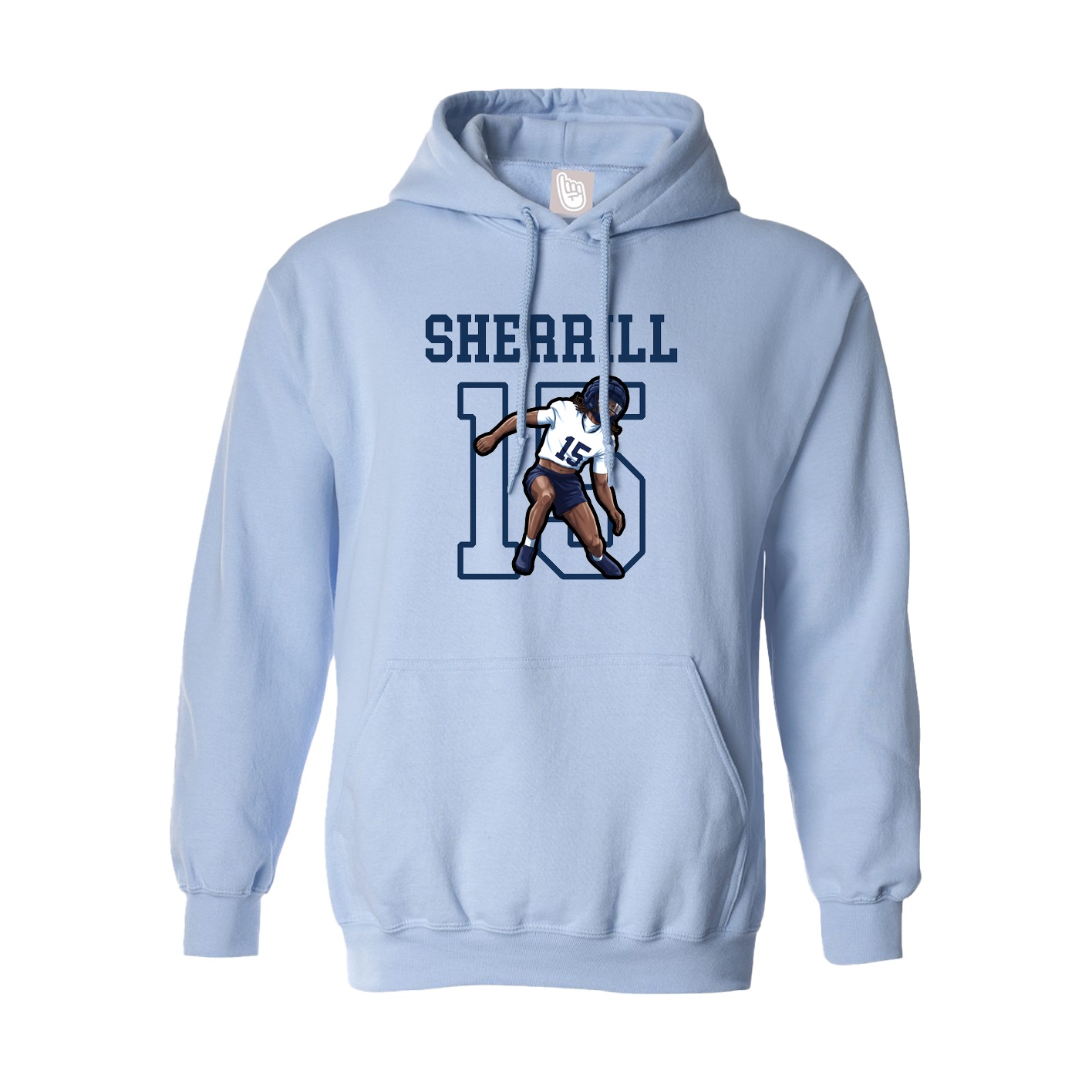 Hoodie — Shirsey in Light Blue