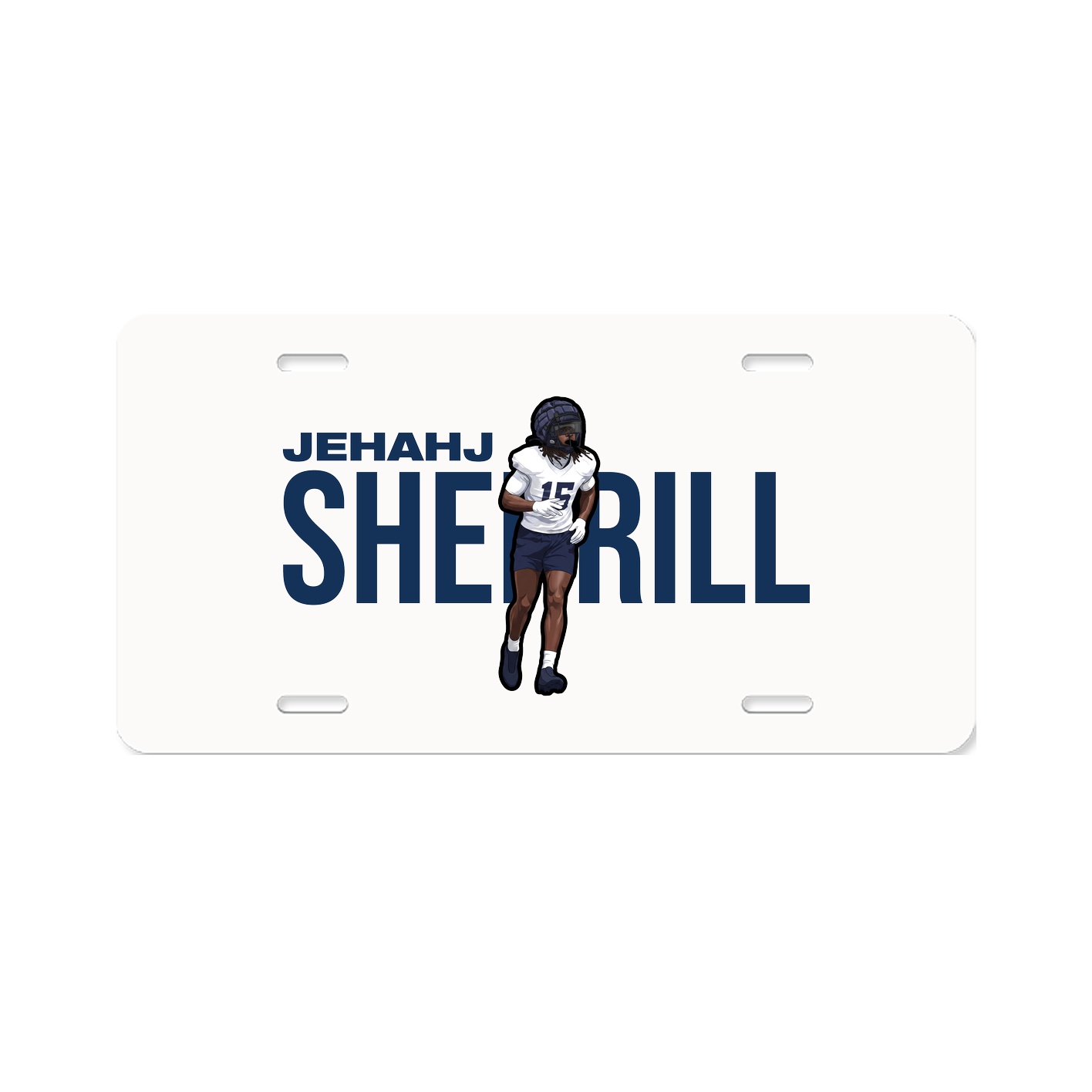License Plate — Player Name in Classic