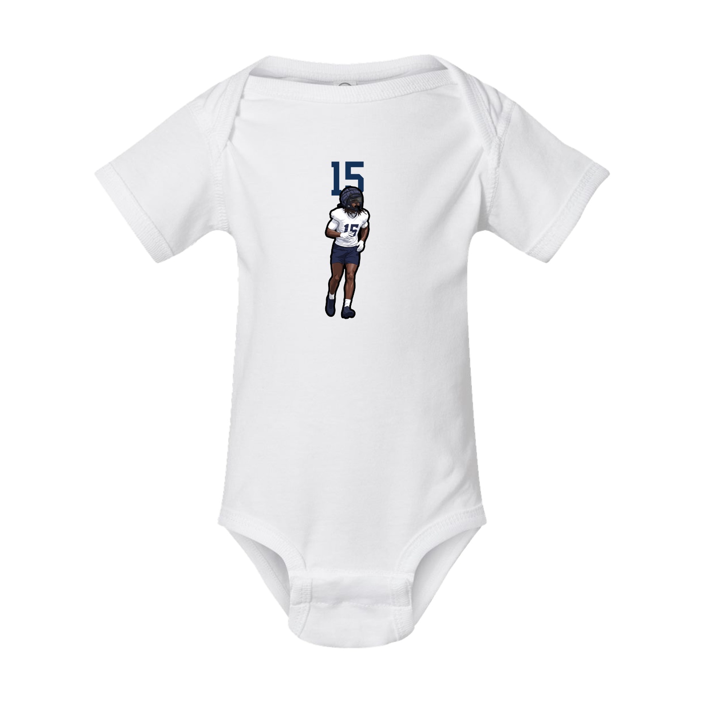 Baby Onesie — Number Top in White