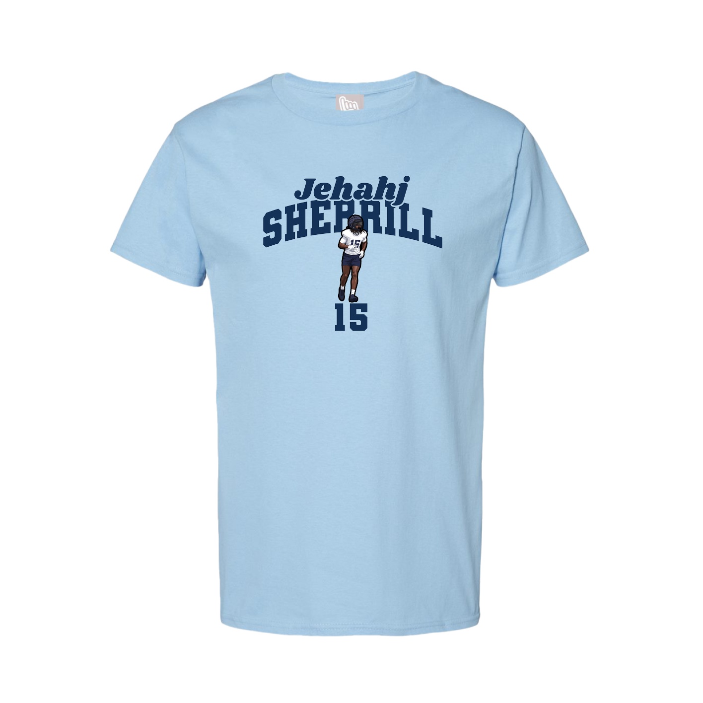 Youth Tee — Signature Arch in Light Blue