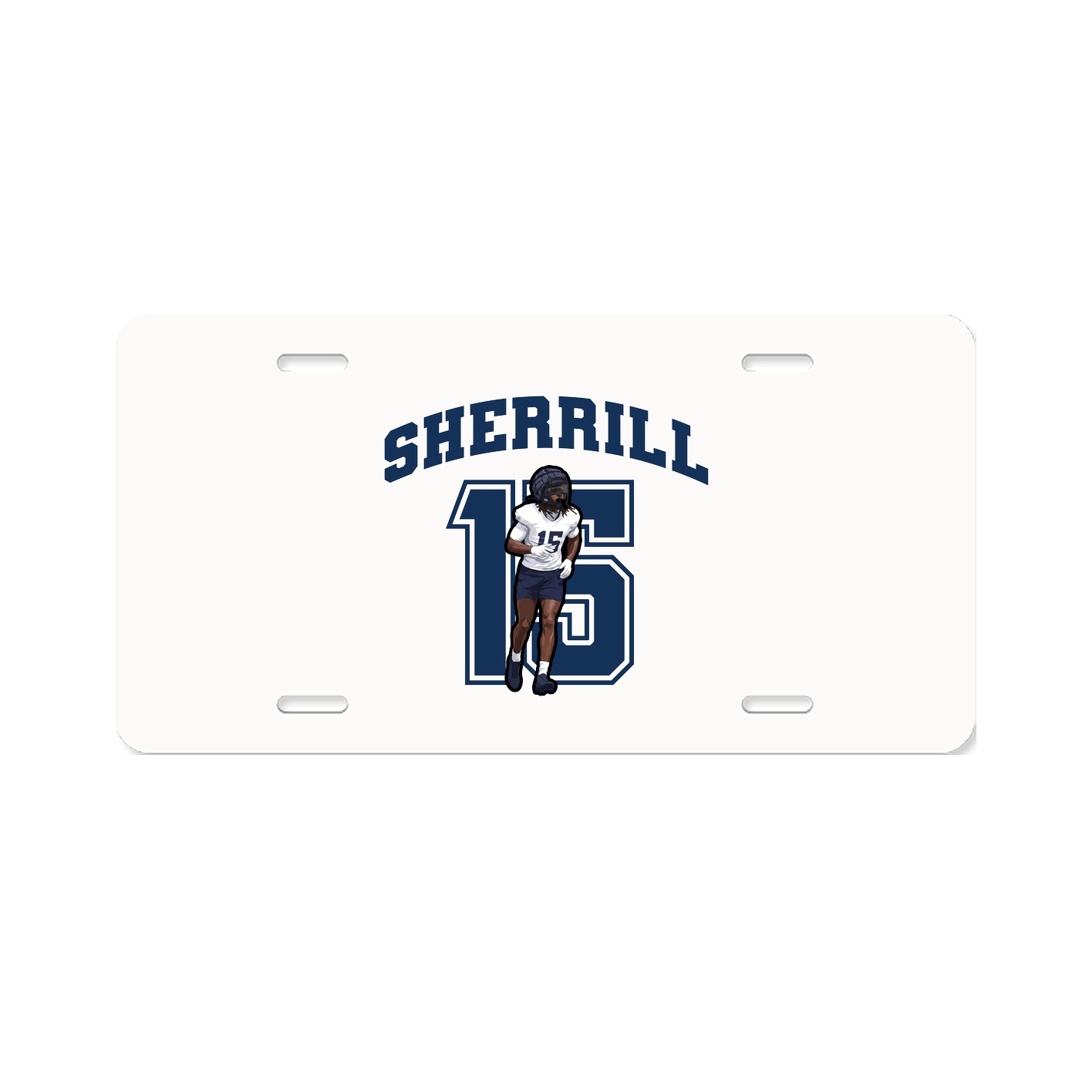 License Plate — Number in Classic