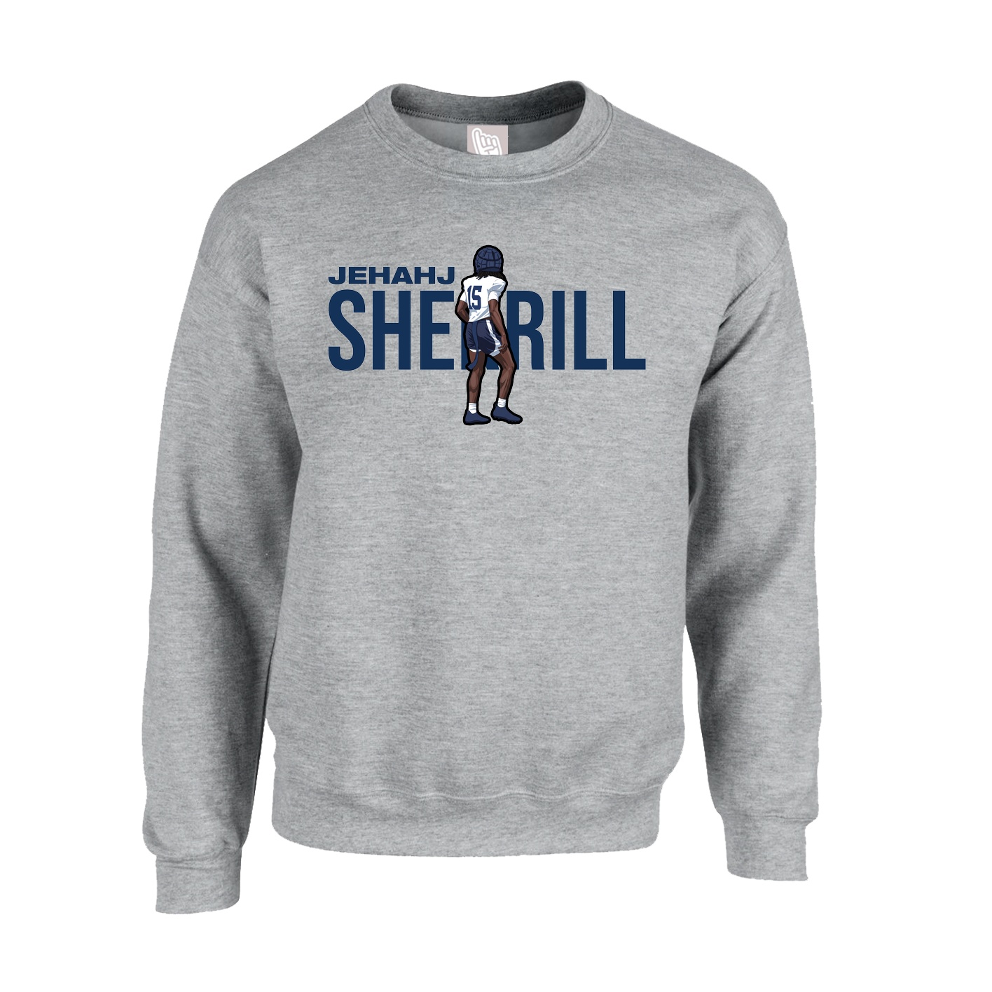 Fleece Crew — Player Name in Grey