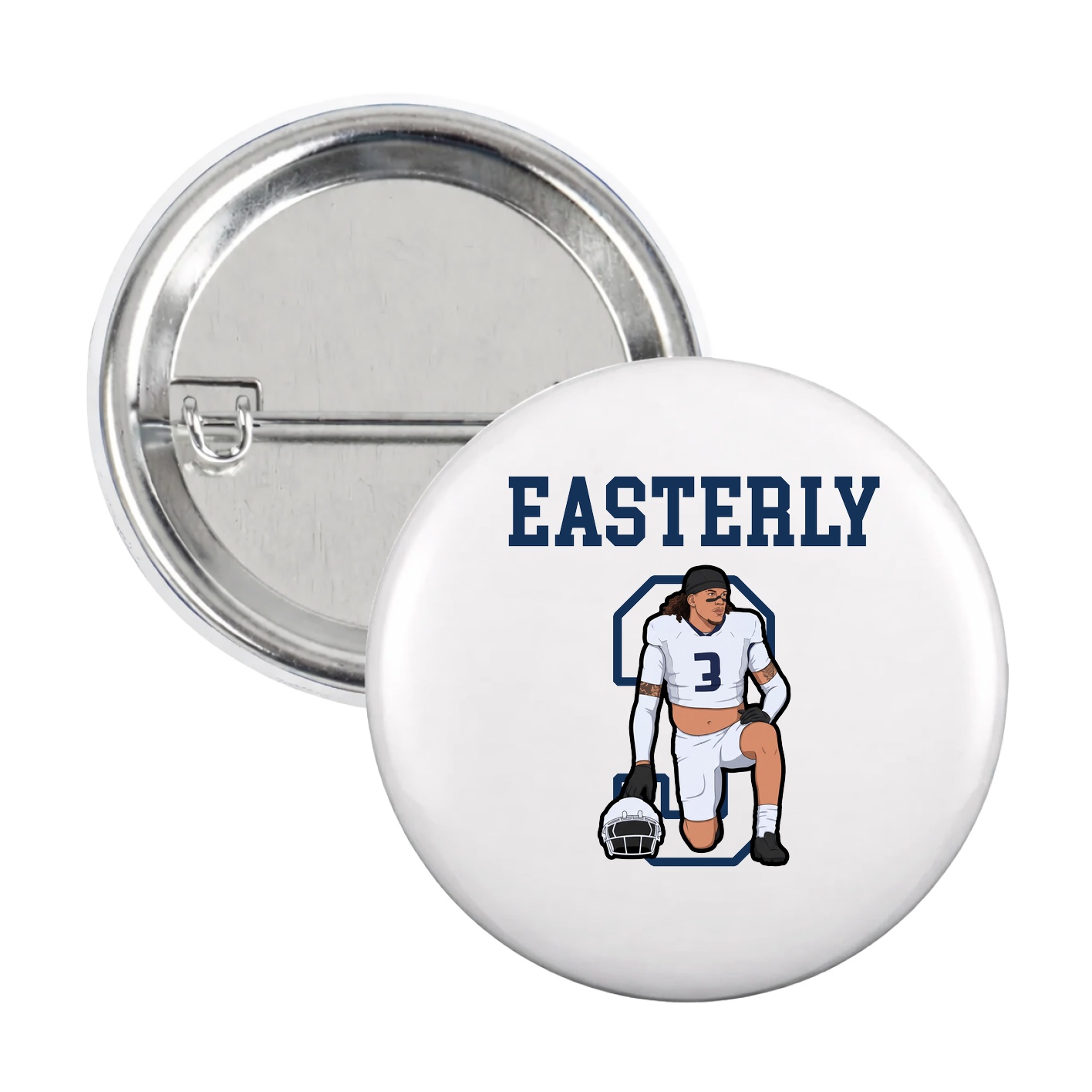 Game Day Button — Shirsey in White