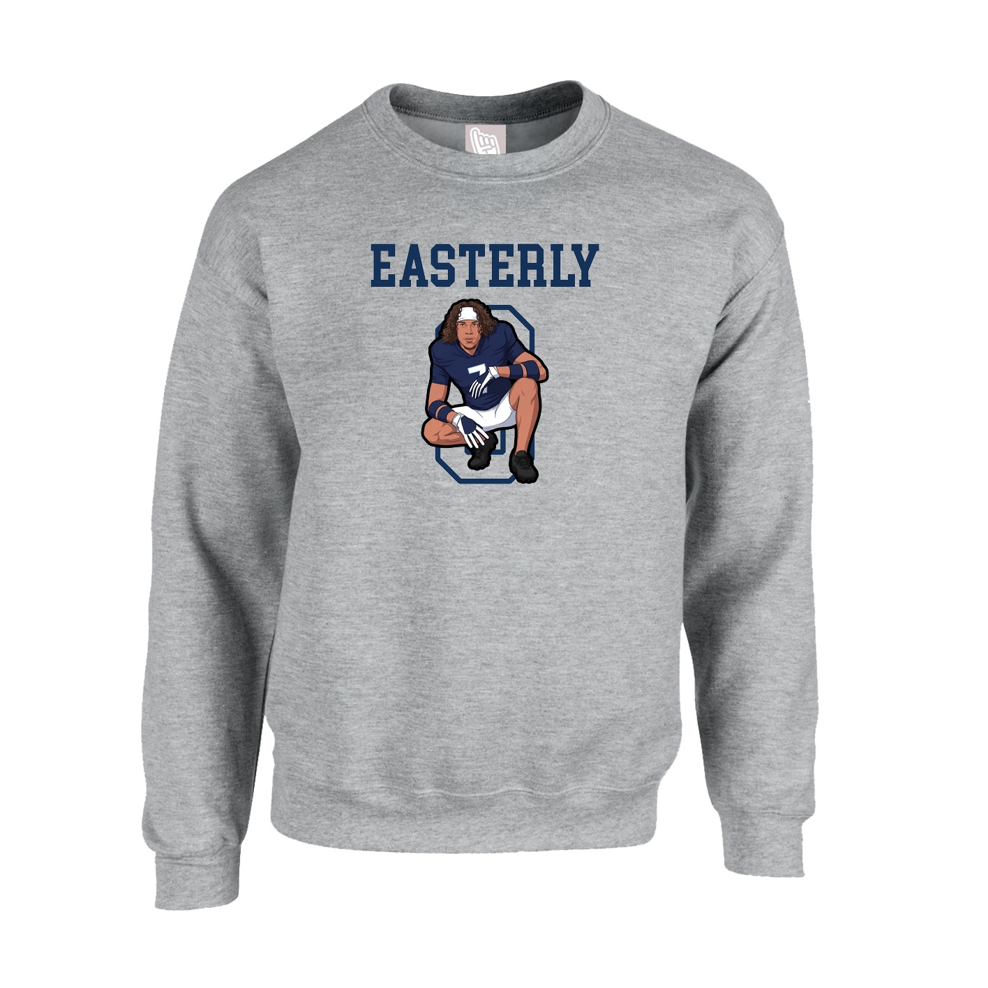 Fleece Crew — Shirsey in Grey