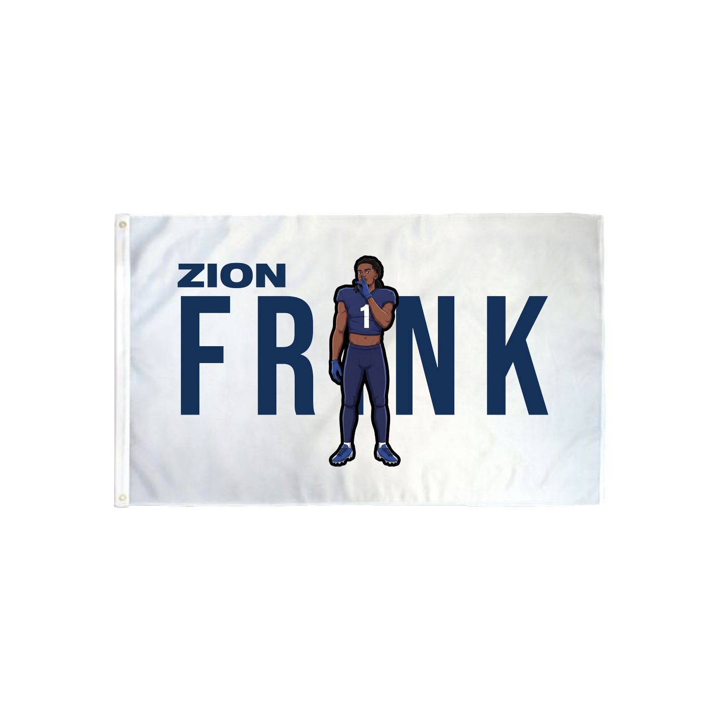 3x5 Flag — Player Name in Classic