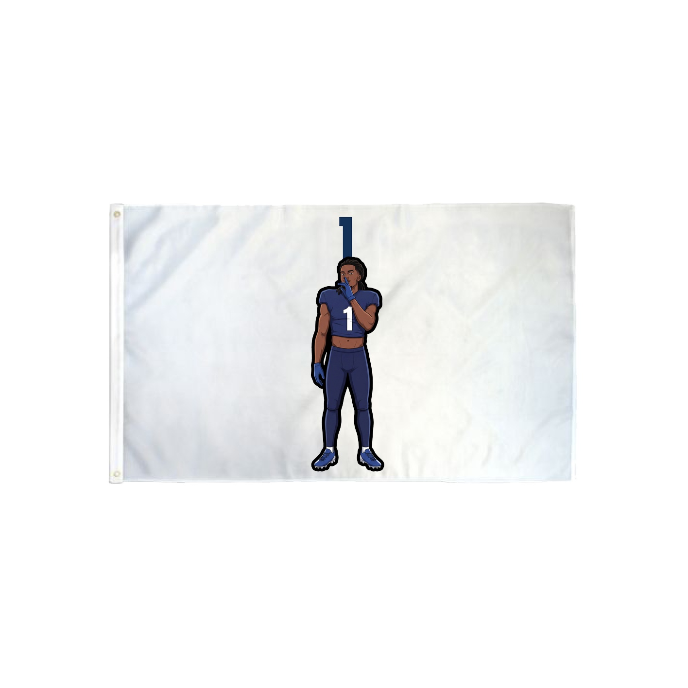 3x5 Flag — Number Top in Classic
