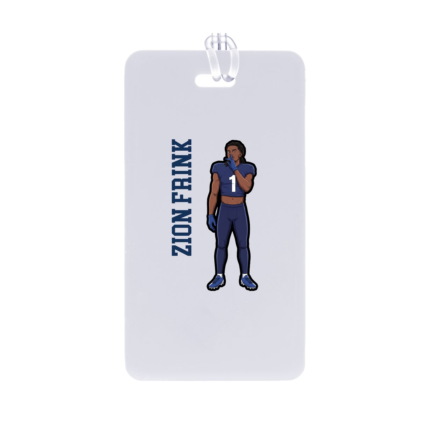 Bag Tag — Name Vertical in Classic