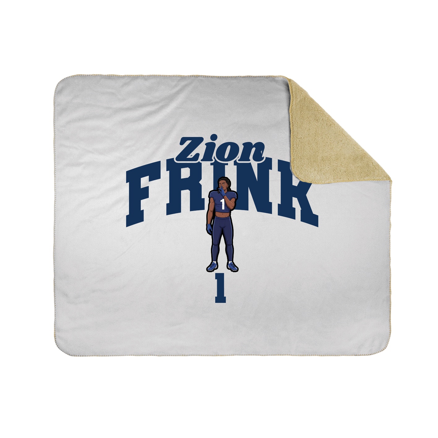 Throw Blanket — Signature Arch in White