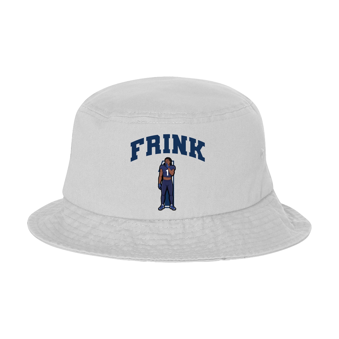 Bucket Cap — Number in White