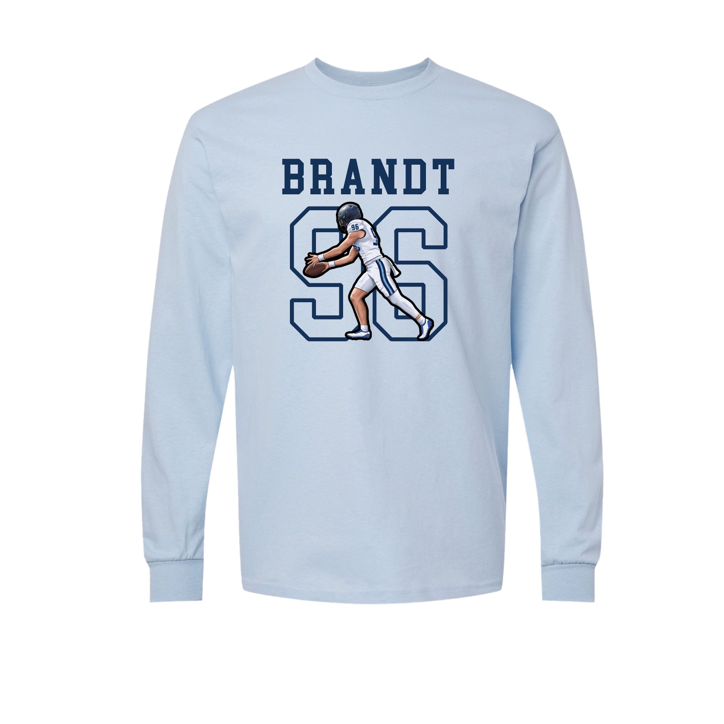 Long Sleeve Tee — Shirsey in Light Blue