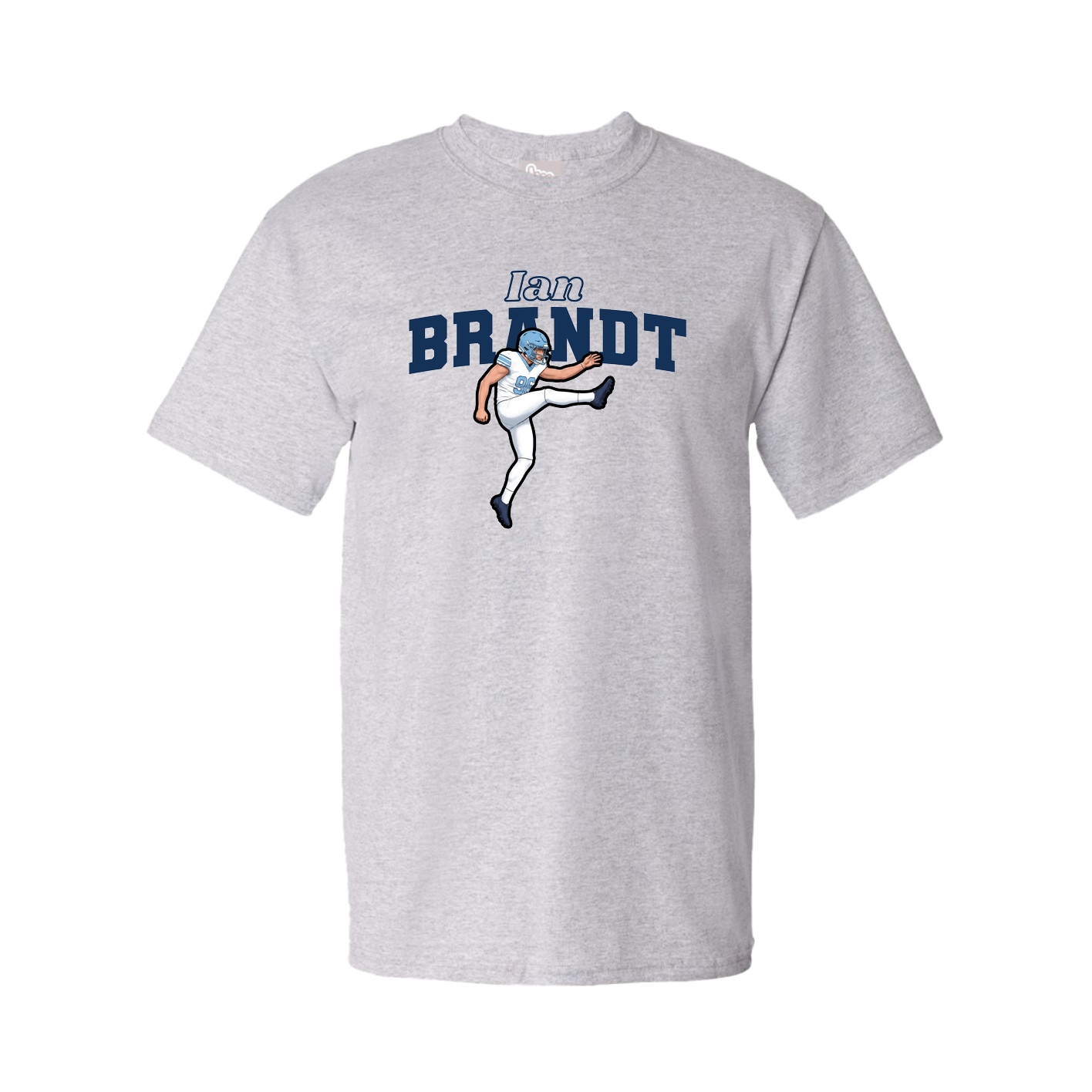 Tee — Name Arch in Grey
