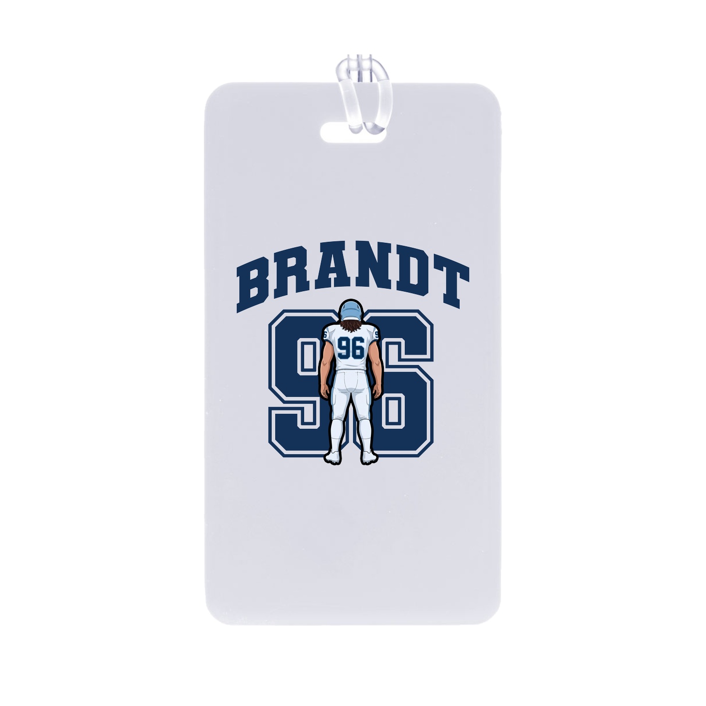 Bag Tag — Number in Classic