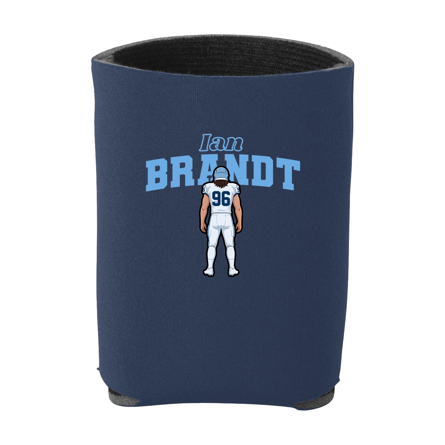Can Holder — Name Arch in Navy