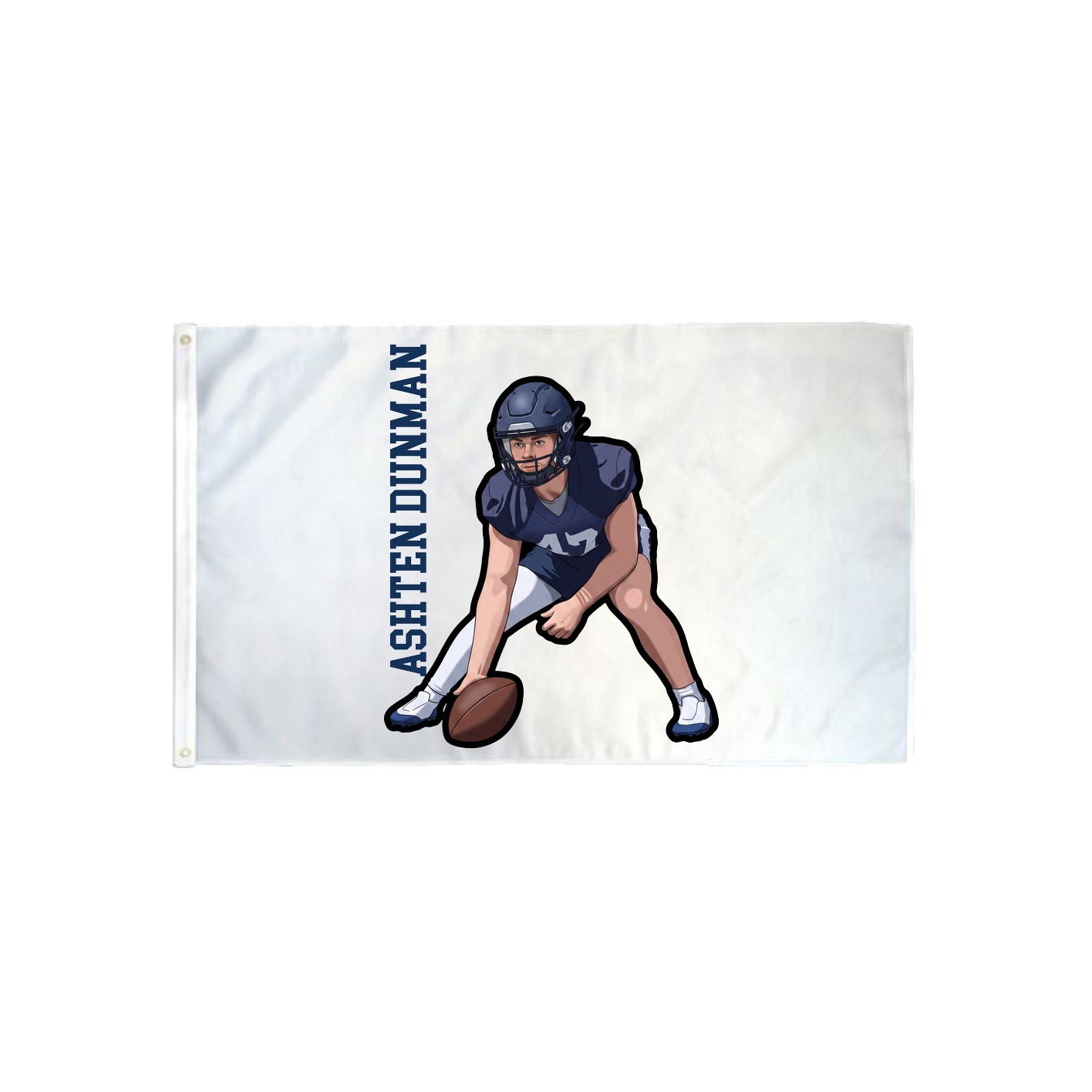 3x5 Flag — Name Vertical in Classic