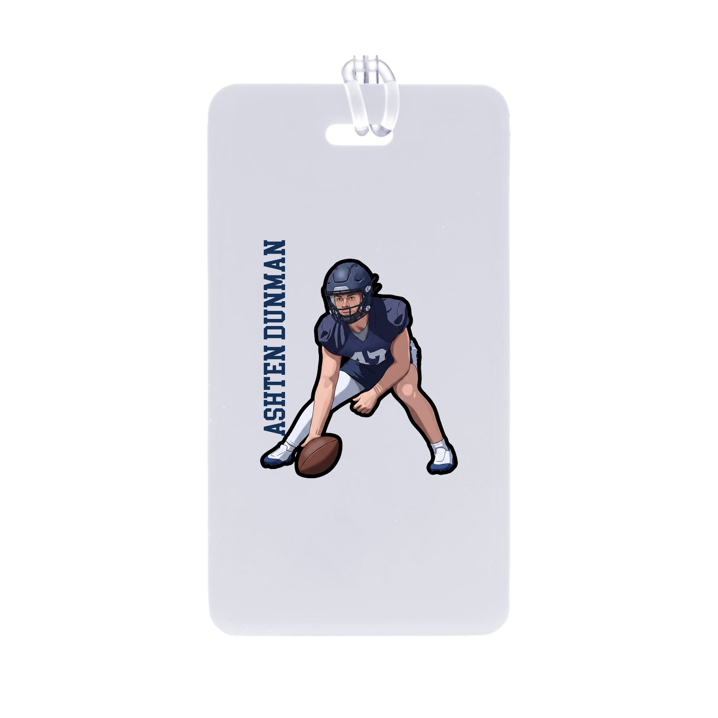 Bag Tag — Name Vertical in Classic