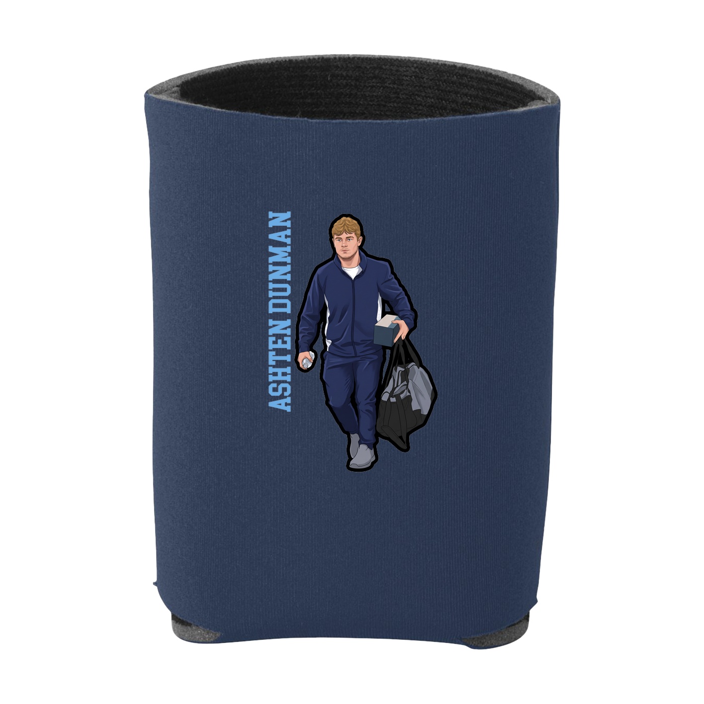 Can Holder — Name Vertical in Navy