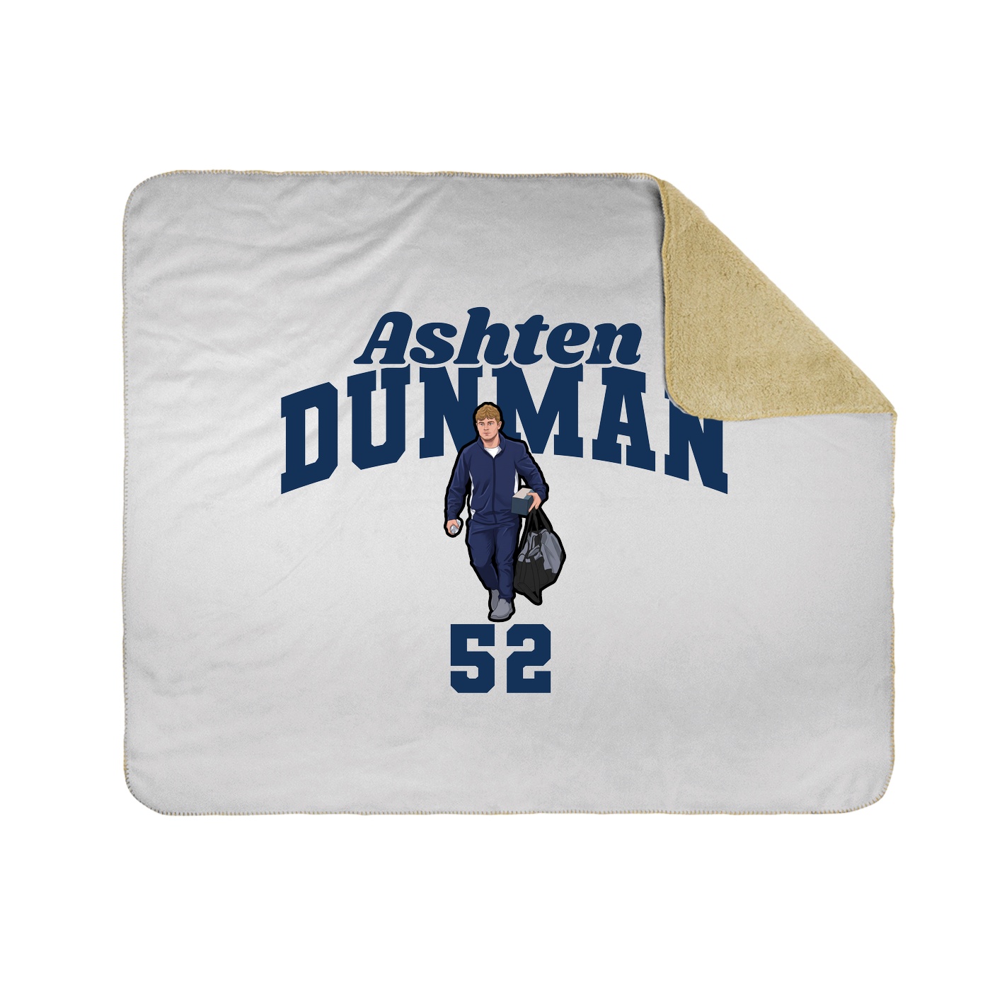 Throw Blanket — Signature Arch in White