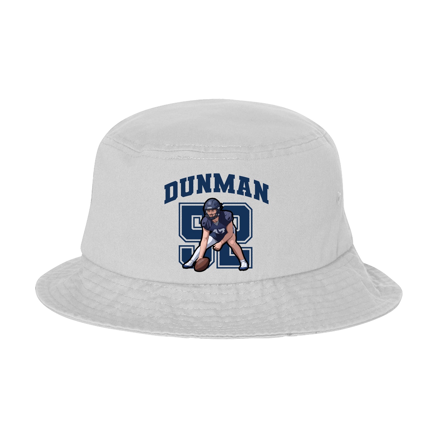 Bucket Cap — Number in White