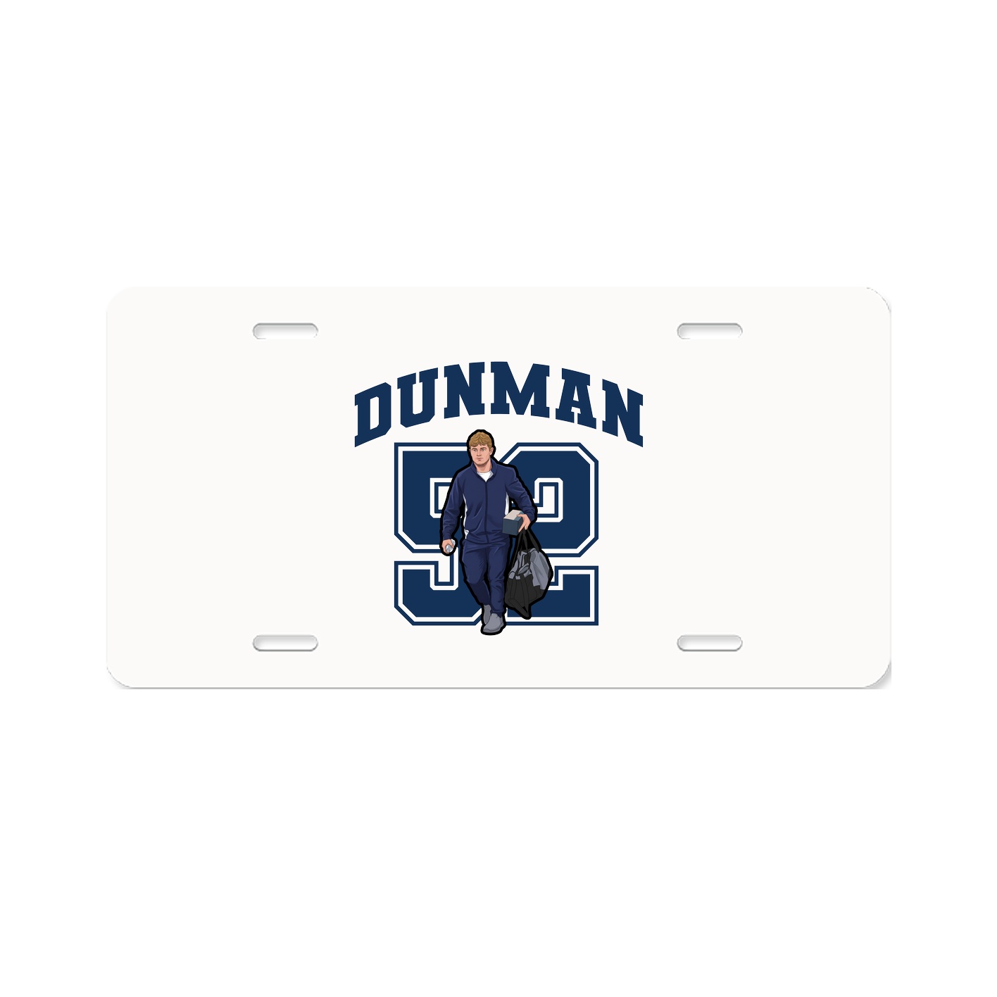 License Plate — Number in Classic