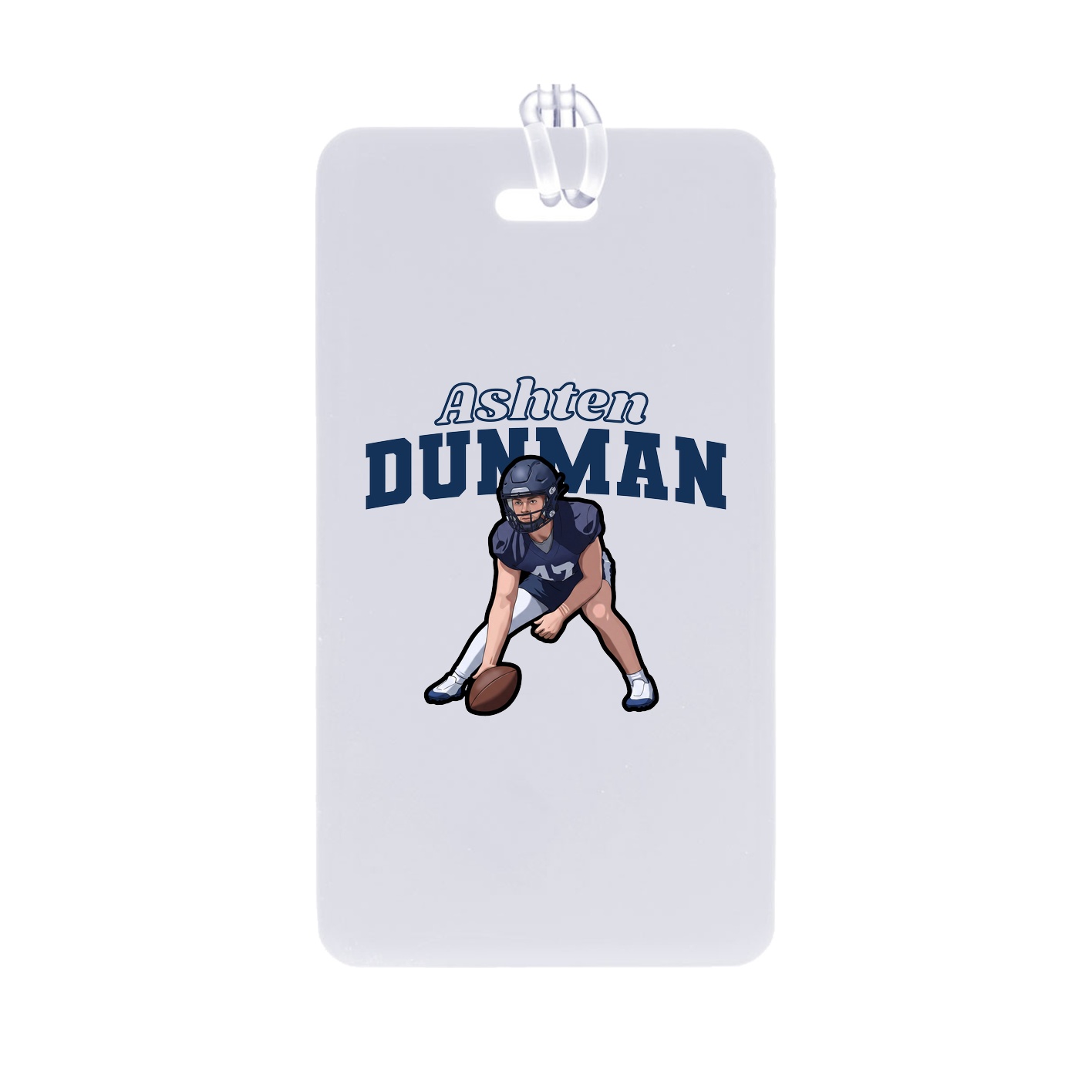 Bag Tag — Name Arch in Classic