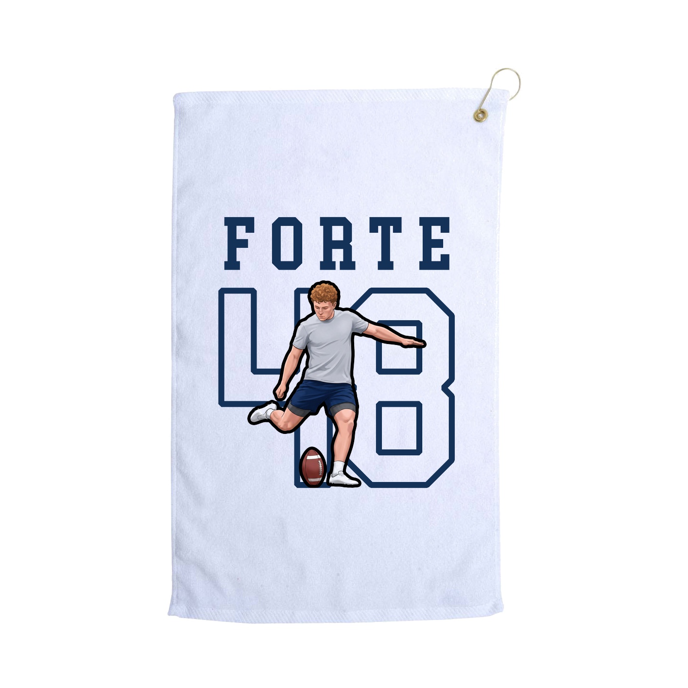Golf Towel — Shirsey in White