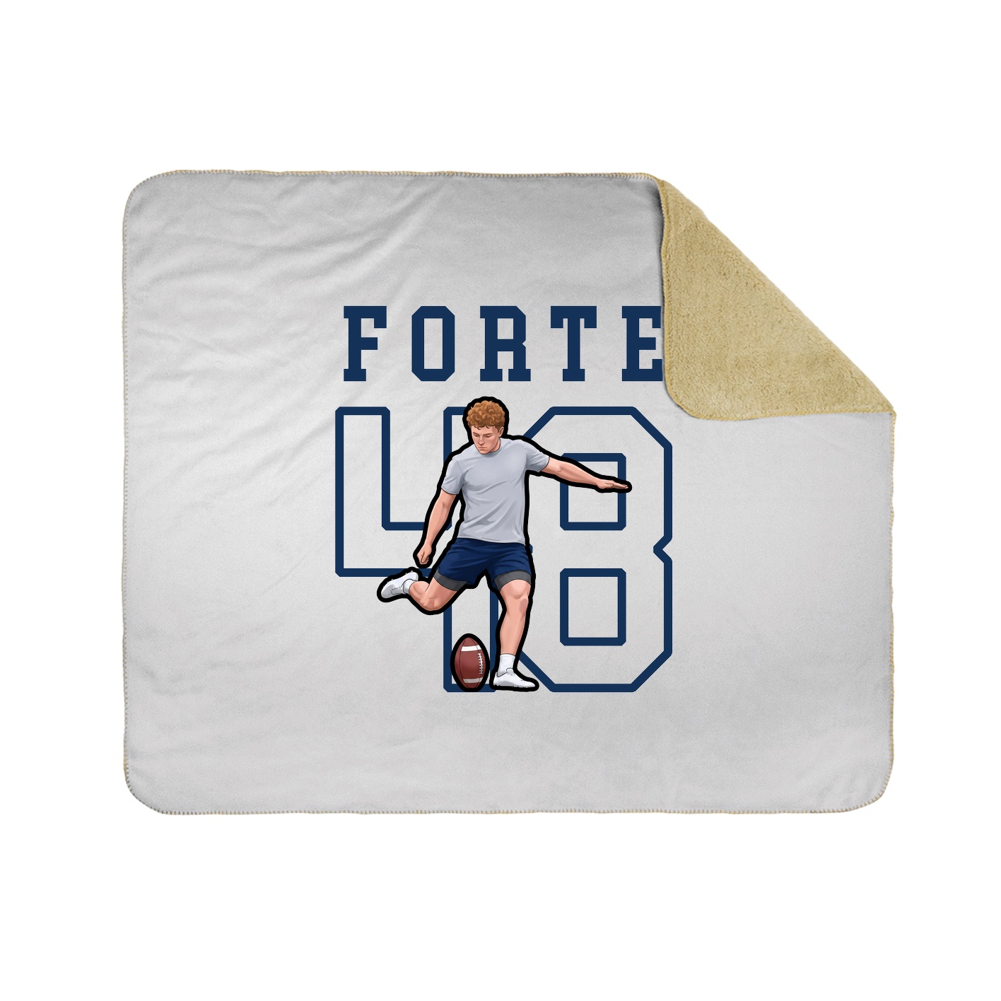 Throw Blanket — Shirsey in White