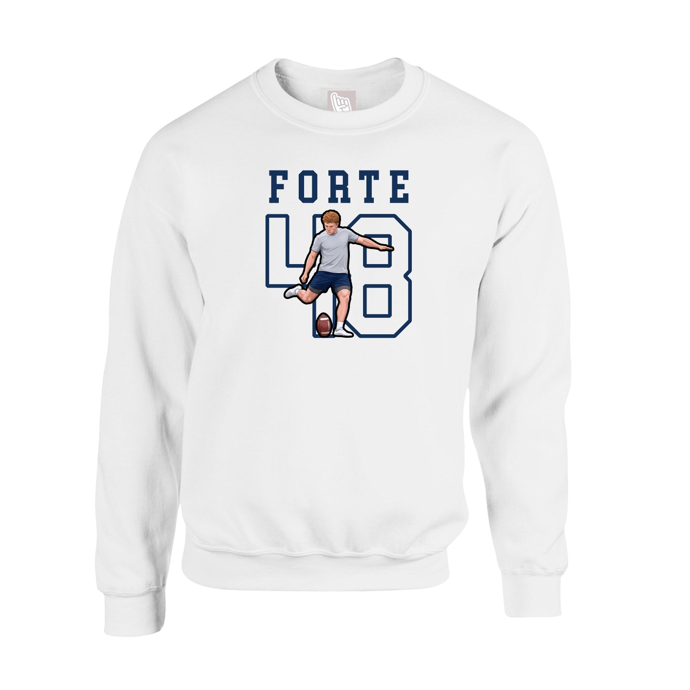 Fleece Crew — Shirsey in White