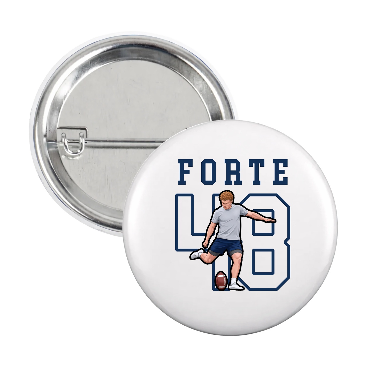Game Day Button — Shirsey in White