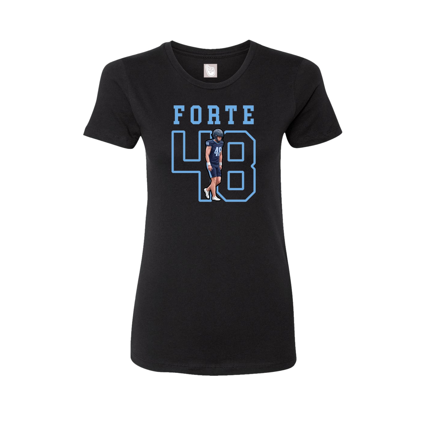 Fitted Women's Tee — Shirsey in Black