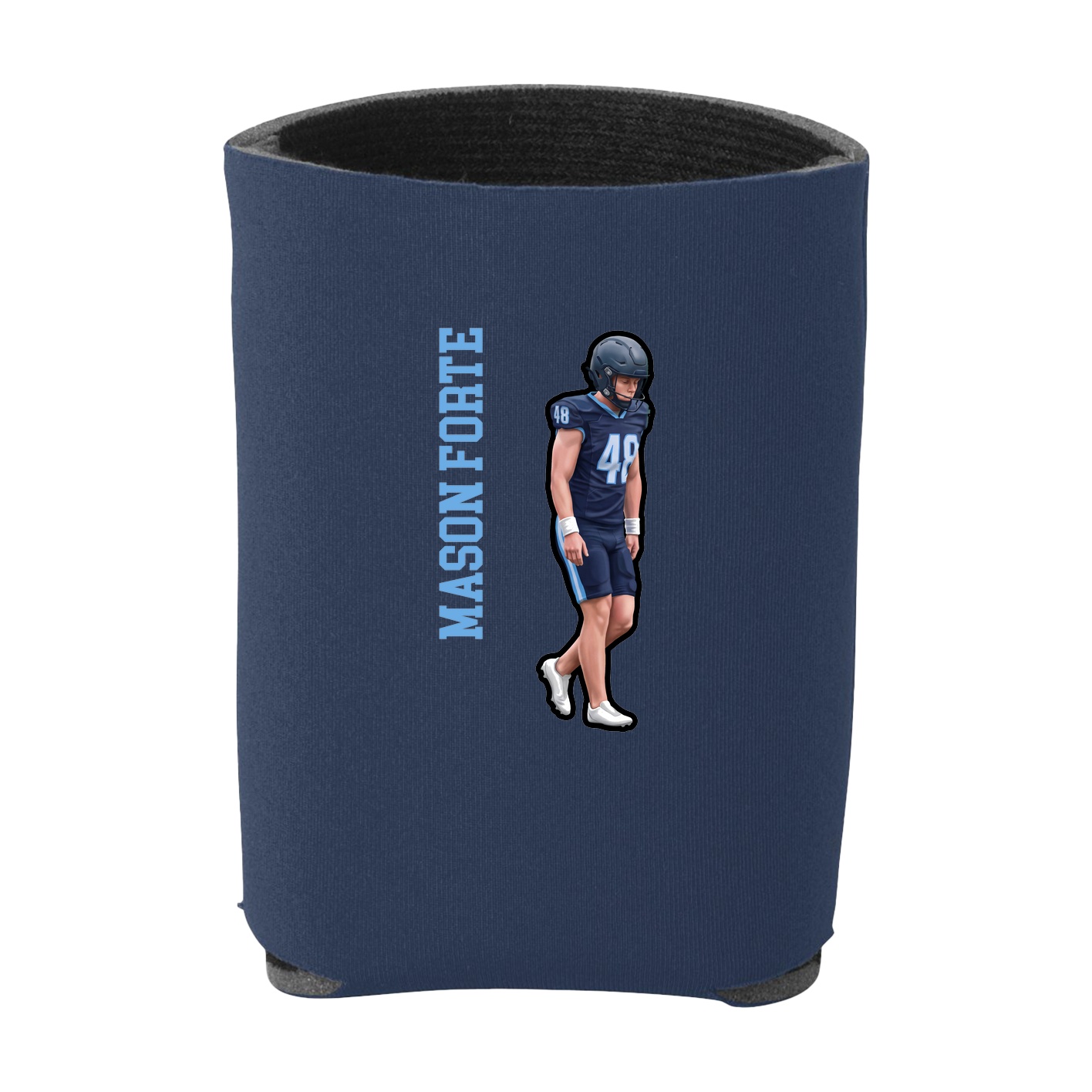 Can Holder — Name Vertical in Navy