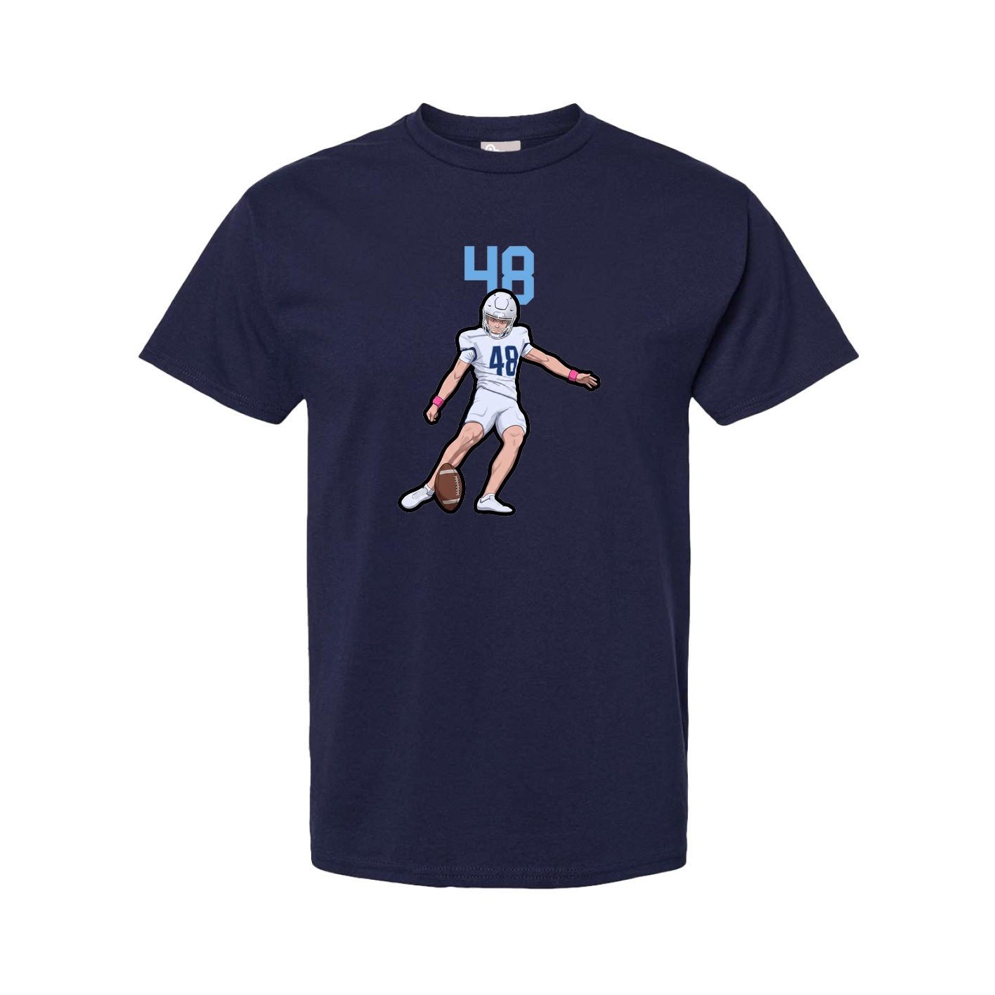 Youth Tee — Number Top in Navy