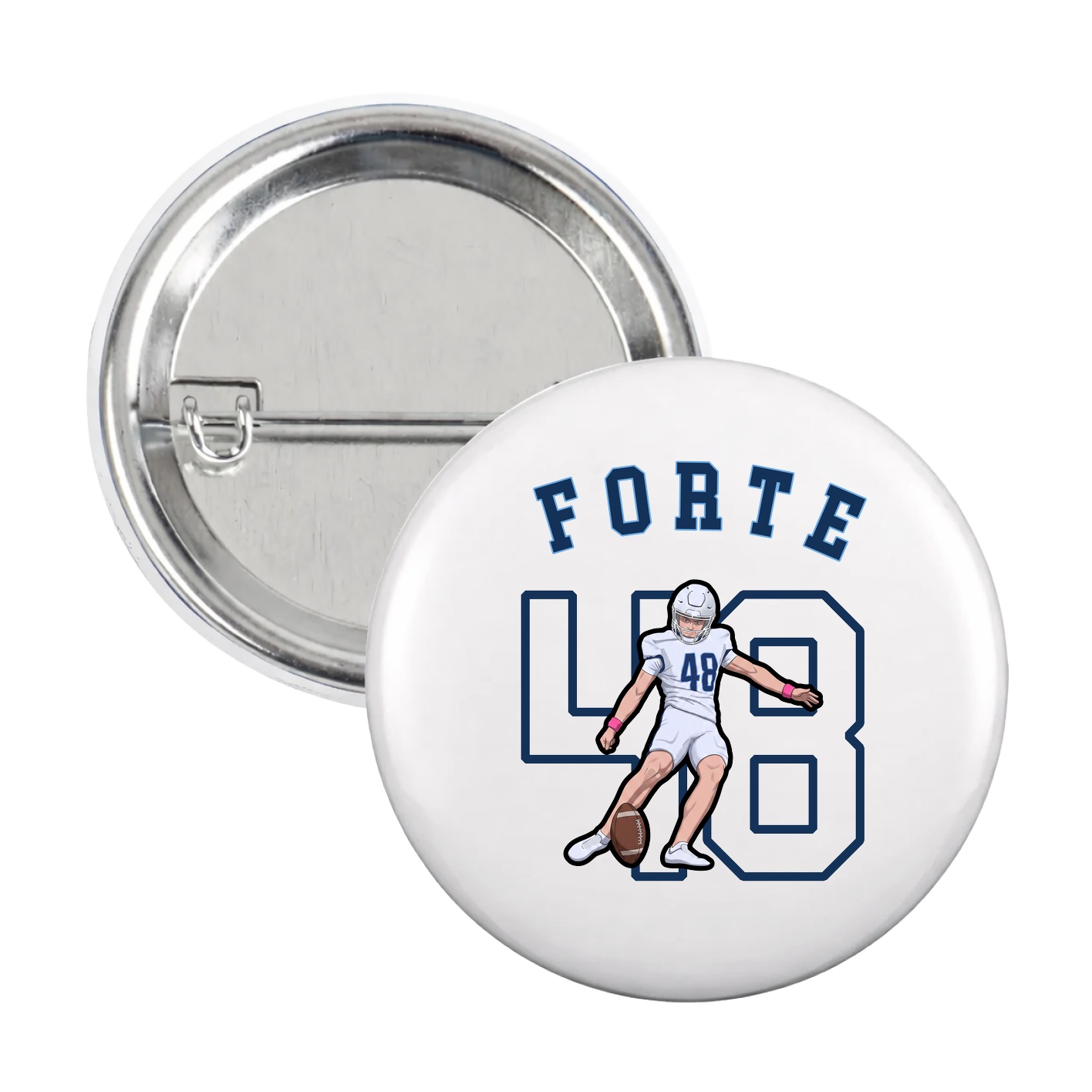 Game Day Button — Shirsey Arch in White