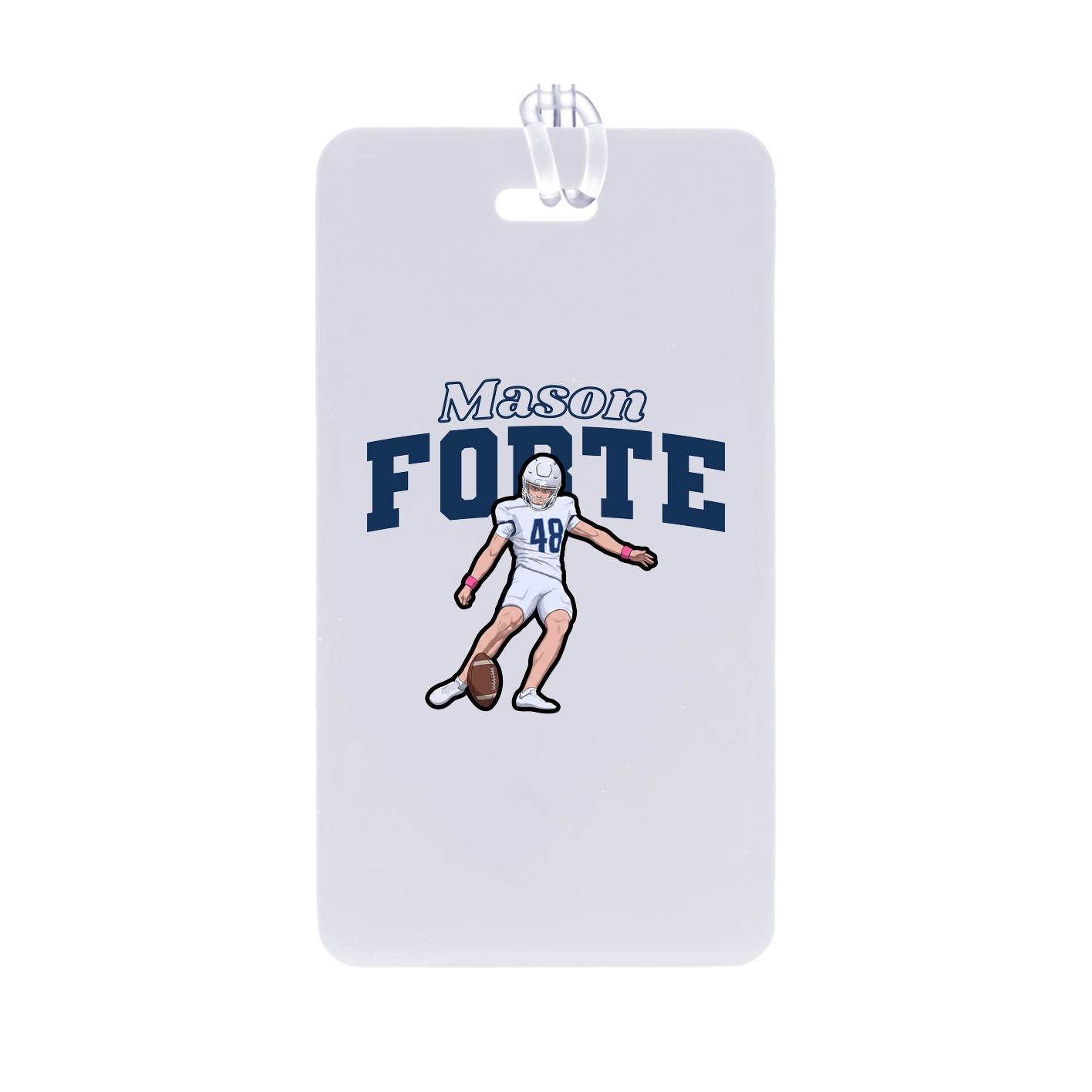Bag Tag — Name Arch in Classic