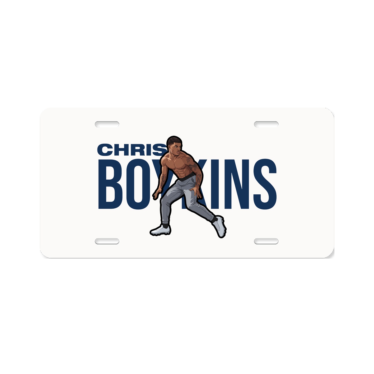 License Plate — Player Name in Classic