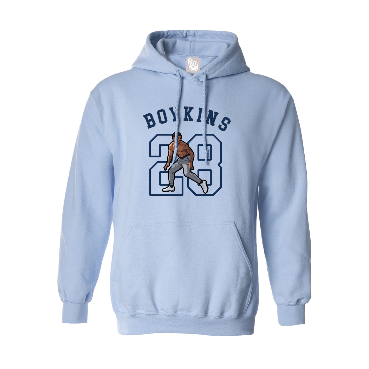 Hoodie — Shirsey Arch in Light Blue