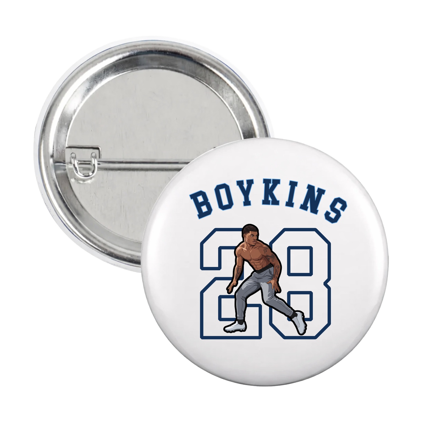 Game Day Button — Shirsey Arch in White