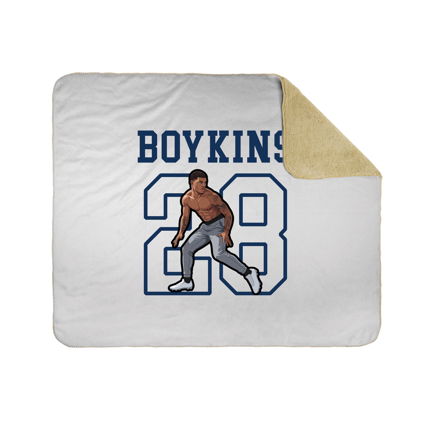 Throw Blanket — Shirsey in White
