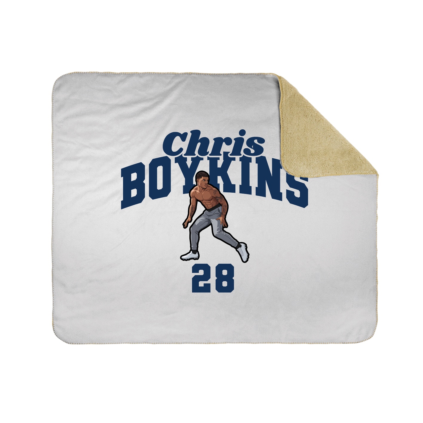 Throw Blanket — Signature Arch in White