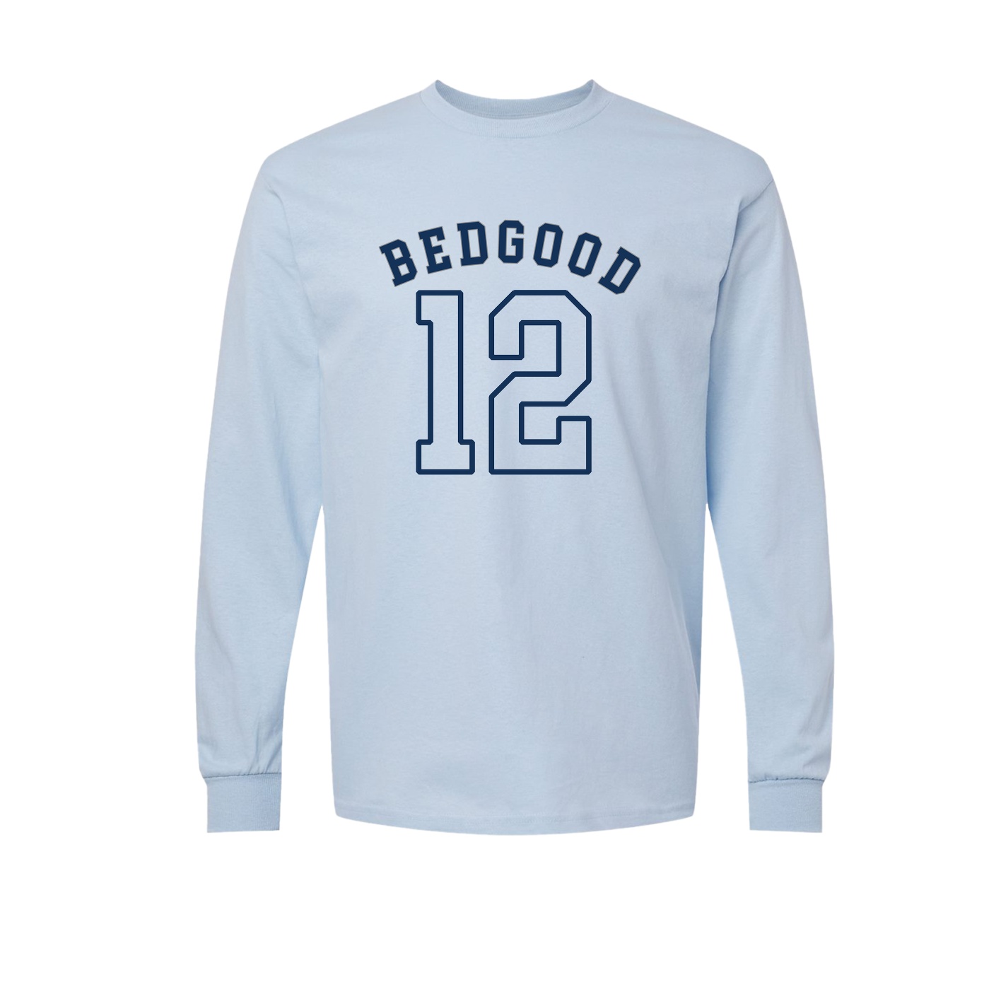 Long Sleeve Tee — Shirsey Arch in Light Blue