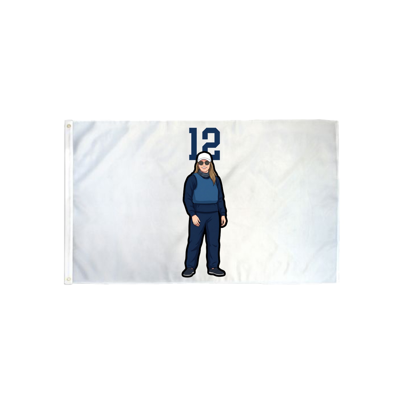 3x5 Flag — Number Top in Classic
