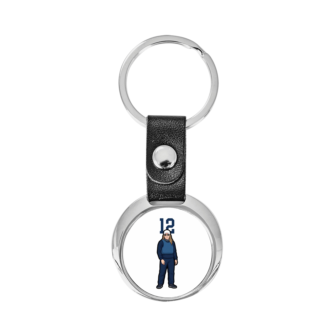 Key Chain — Number Top in Classic
