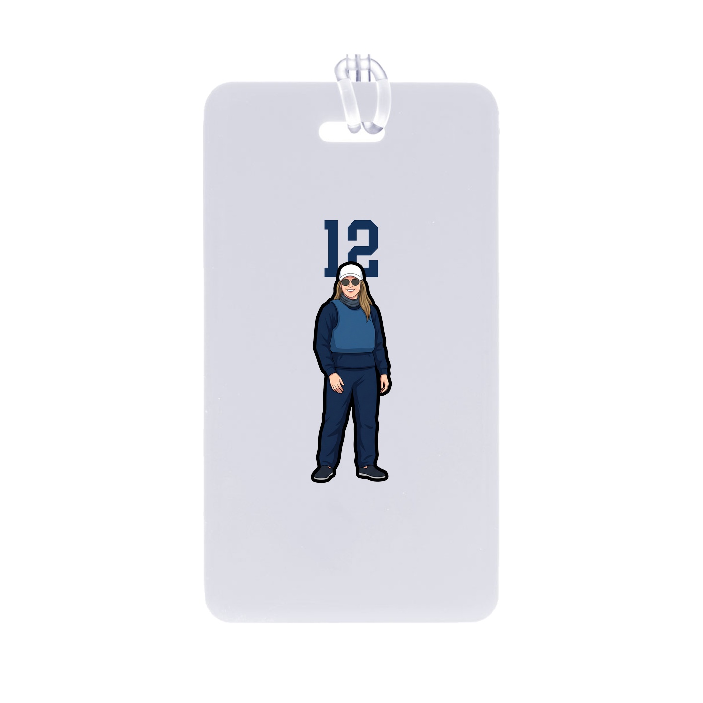 Bag Tag — Number Top in Classic