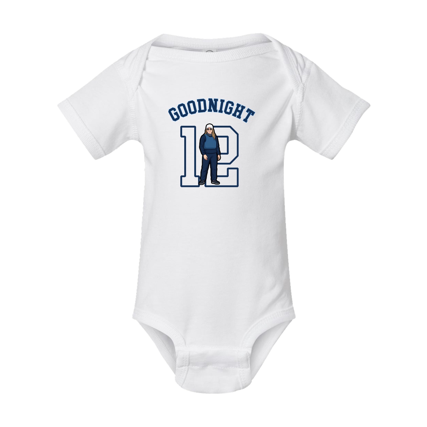 Baby Onesie — Shirsey Arch in White